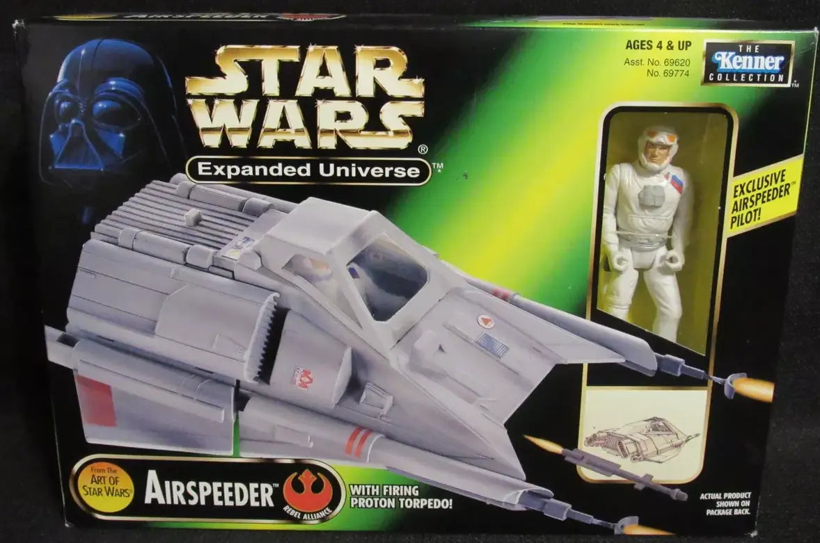 Kenner Star Wars Expanded Universe Airspeeder toy vehicle with action figure included