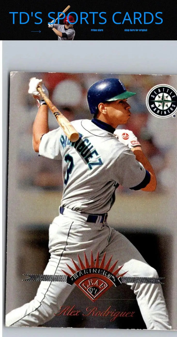 1997 Leaf #16 Alex Rodriguez baseball card for trading card collectors and fans