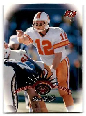 Trent Dilfer 1997 Leaf #19 trading card showcasing the football player’s iconic career
