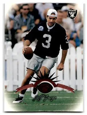 Jeff George trading card from the 1997 Leaf #28 baseball card series