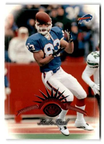 Football player catching a pass featuring Andre Reed in Mint Bills original gloss
