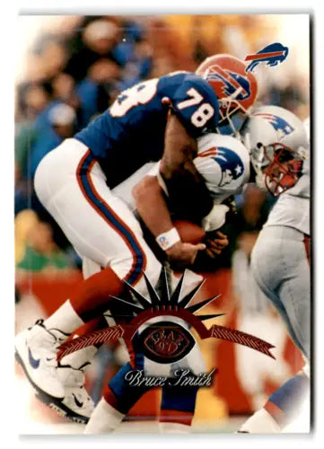 1997 Leaf #77 Bruce Smith football card with original gloss, Simply Sandoval listing