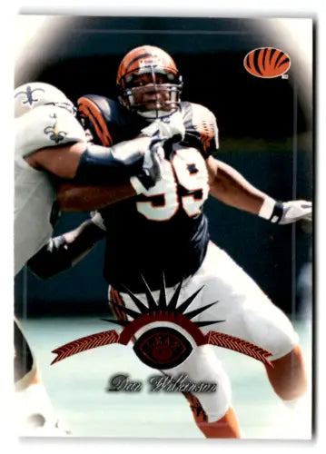 1997 Leaf #84 Dan Wilkinson NM-MT Football Card with original gloss from Simply Sandoval