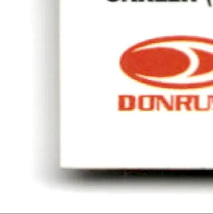 White sports card with red Donruss logo featuring Cris Carter from Leaf Cris Vikings