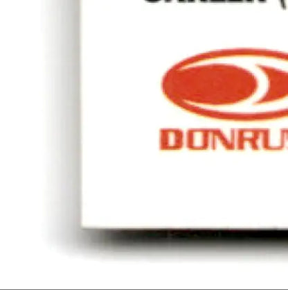 White sports card with red Donruss logo featuring Cris Carter from Leaf Cris Vikings