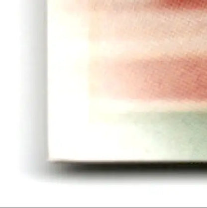 Abstract watercolor painting with soft horizontal stripes for Leaf Football Andre Reed #37 Buffalo Bills
