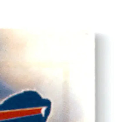 Blue and red Buffalo Bills helmet logo from Leaf Football featuring Andre Reed #37