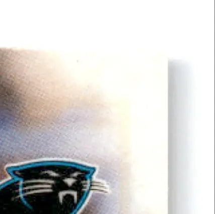 Leaf football Anthony Johnson featuring Carolina Panthers logo in a 1997 Leaf Football card