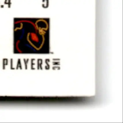 White card with colorful abstract logo and PLAYERS INC text for Leaf Football Anthony Johnson