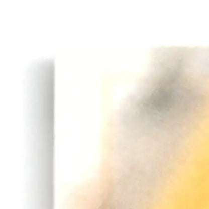 White mug with warm-toned blurred leaf football Ben Coates design for football Ben Coates fans