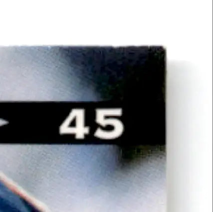 Leaf football Bobby Engram card with black stripe and number 45 from 1997 Leaf Football