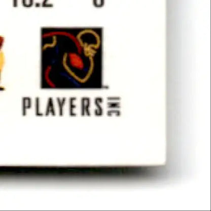 White card with PLAYERS logo from Leaf Football Bobby Taylor 1997 Leaf Football series