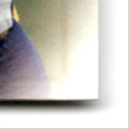 Corner of a canvas print featuring leaf football Brad Johnson Minnesota Vikings football brad johnson