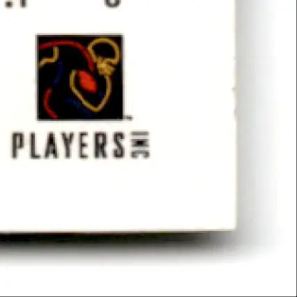 Leaf football Charlie logo on white label for 1997 Leaf Football Charlie Garner card