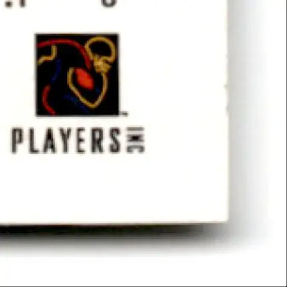 Leaf football Charlie logo on white label for 1997 Leaf Football Charlie Garner card