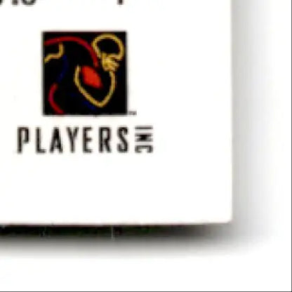 Sports trading card featuring Players Inc logo from Leaf Football Curtis Martin 1997