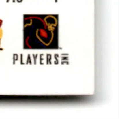 White card with Players Inc logo from Leaf Football Darick Holmes 1997 Leaf Football