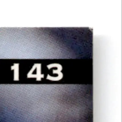 Album cover with dark stripe and white numbers for Leaf Football Daryl Johnston Dallas Cowboys