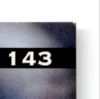 Album cover with dark stripe and white numbers for Leaf Football Daryl Johnston Dallas Cowboys