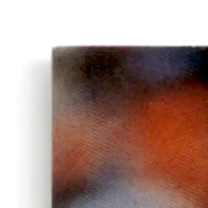 Vibrant textured corner of abstract painting featuring Leaf Football Dorsey Levens Green Bay Packers