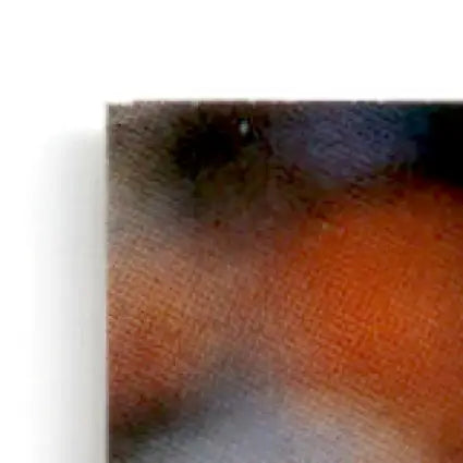 Textured corner of a canvas painting with abstract colors for Green Bay Packers Leaf Football Dorsey Levens