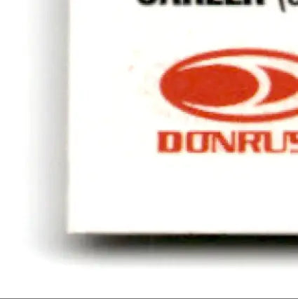 White sports trading card with red Donruss logo for 1997 Leaf Football Dorsey Levens Green Bay Packers