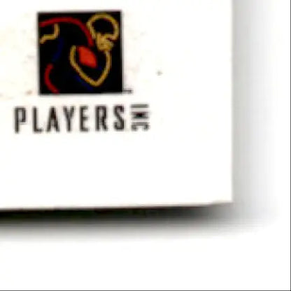 Bottom right corner of Leaf Football Frank Sanders Arizona Cardinals card with logo and text