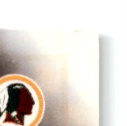 Leaf football Henry featuring a circular logo with Native American head profile for football Henry Ellard