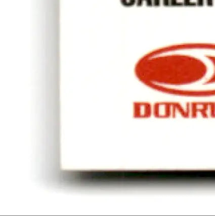 White rectangular leaf football Henry Ellard with red oval logo featuring football Henry Ellard