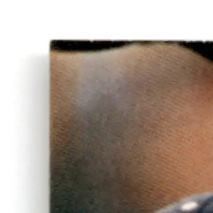 Close-up of skin texture on a person wearing leaf football Jamal Anderson jersey