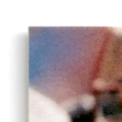 Abstract blue and red tones on a canvas print of Leaf Football Ken Norton San Francisco 49ers