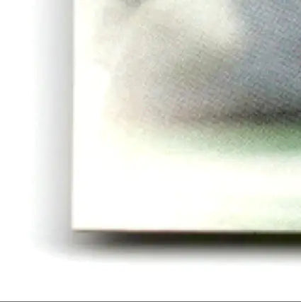 White corner of paper with green and blue gradient for 1997 Leaf Football Kimble Anders Kansas City Chiefs