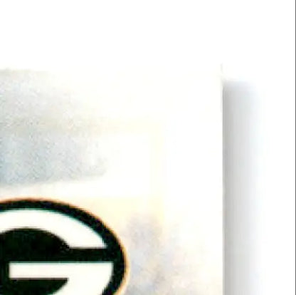 Green Bay Packers logo sticker on 1997 Leaf Football Robert Brooks #41 collectible