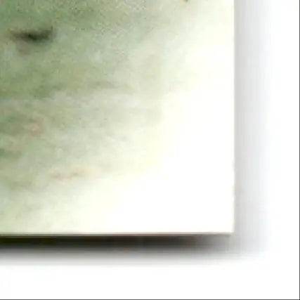 Leaf football Rodney Hampton card with green-beige hue for 1997 Leaf Football collection