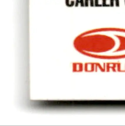 White card with red oval logo from Leaf Football Rodney Hampton #29 New York Giants