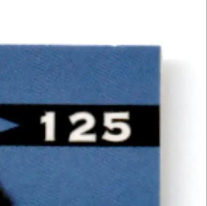 Blue box with black stripe and white numbers featuring leaf football terry kirby san francisco 49ers