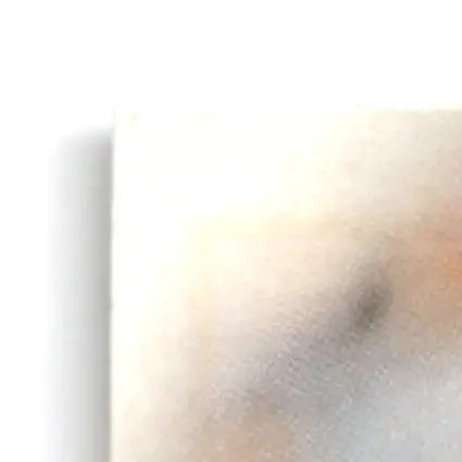 Light-colored marble surface with dark smudge on Leaf Football Tim Brown Oakland Raiders