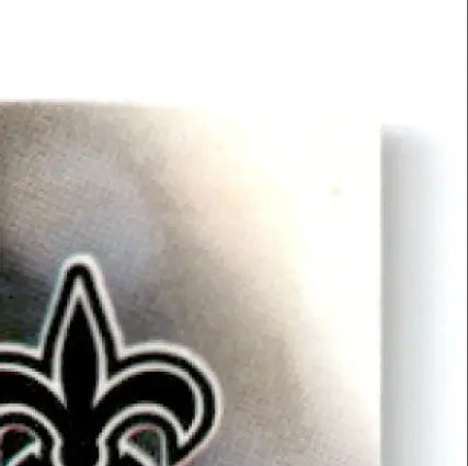 Fleur-de-lis emblem on 1997 Leaf Heath Shuler New Orleans Saints trading card