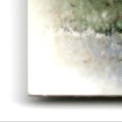 White card with textured painterly image featuring Leaf Larry Centers for 1997 Leaf Larry product