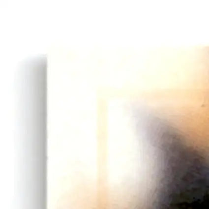 Blurred abstract painting with warm and cool tones featuring Leaf Rod Woodson Pittsburgh Steelers