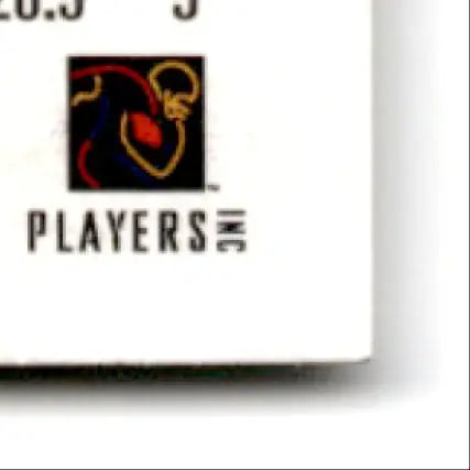 White card corner with sports logo and PLAYERS text from 1997 Leaf Rod Woodson Pittsburgh Steelers card