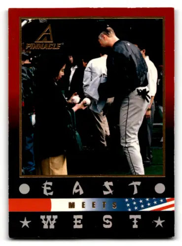 1997 New Pinnacle Cal Ripken Jr. Baseball Trading Card with original gloss