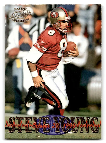 1997 Pacific Philadelphia #20 Steve Young Heart of the Game - Trading Card