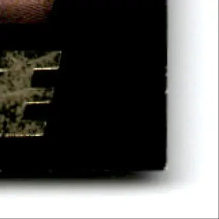 Black object with textured gold letter E from Press Pass Racing Geoff Bodine #16