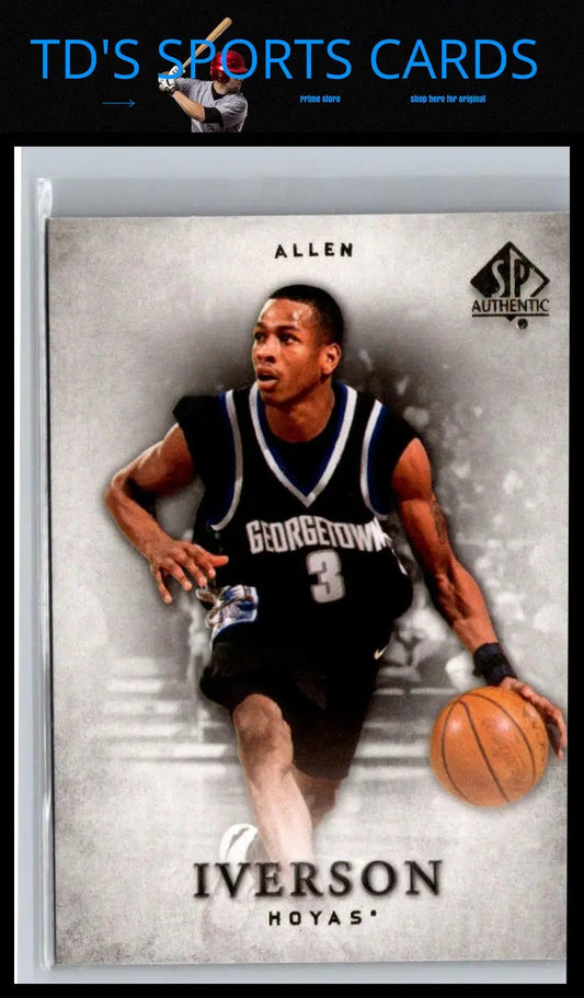 Allen Iverson basketball card from 1997 Score Board Rookies, Rookie of the Year collectible
