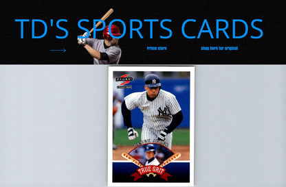 Derek Jeter baseball card from Score Hobby Reserve 1997 with HR545 serial number