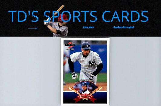 Derek Jeter baseball card from Score Hobby Reserve 1997 with HR545 serial number