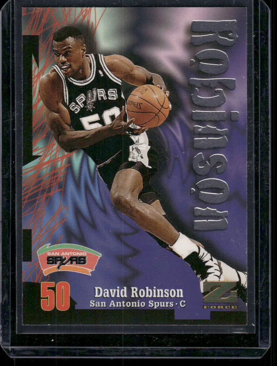 1997 SkyBox Z-Force David Robinson #50 Basketball - Basketball Card