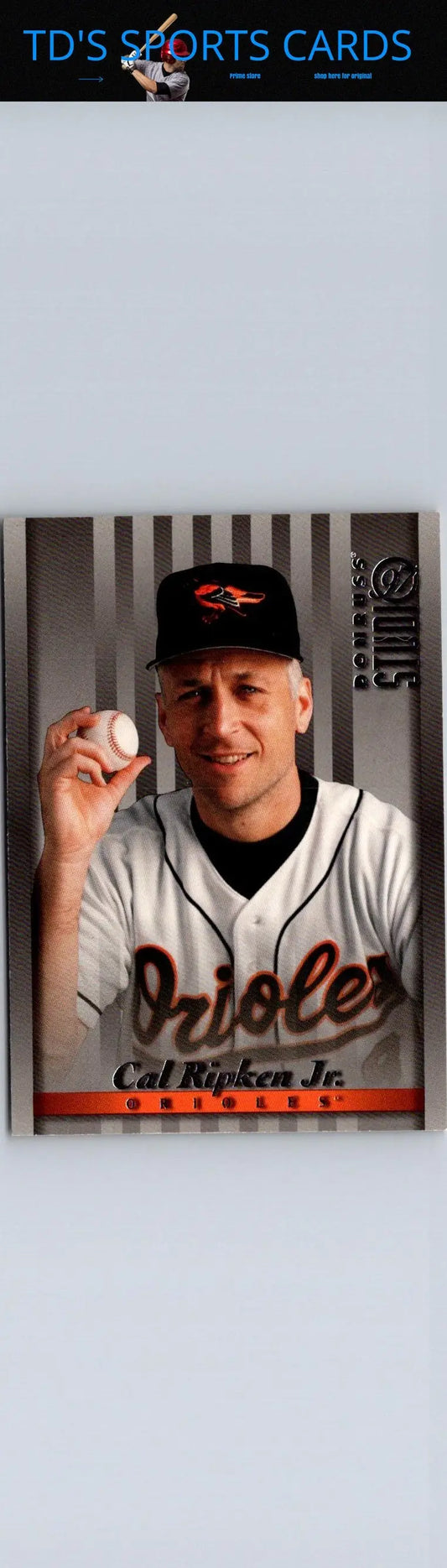 Cal Ripken Jr. baseball card from 1997 Studio #51 display in collectible product