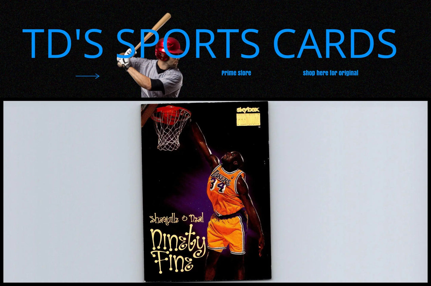 1998-99 SkyBox Premium #212 Shaquille O’Neal Trading Card Image for Collectors